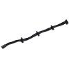 SILVERSTONE PP07-BTSB 4-PIN MOLEX TO 4XSATA CONNECTOR CABLE 300MM BLACK