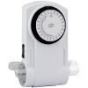 REV 2-WAY MECHANICAL TIMER WHITE
