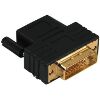 HAMA 122237/43109 COMPACT ADAPTER DVI-D PLUG DUAL LINK - HDMI SOCKET BLACK