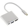 HAMA 135728 3IN1 USB-C MULTIPORT ADAPTER FOR USB 3.1, HDMI AND USB-C (DATA + POWER)
