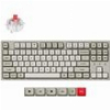 KEYCHRON C1 PRO (C1PX-M1) QMK/VIA MECHANICAL RED SWITCH - 8K POLLING RATE HOT SWAP.80% US RETRO RGB
