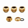 CORSAIR HYDRO X FITTING HARD XF STRAIGHT GOLD 4-PACK (12MM OD COMPRESSION)