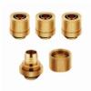 CORSAIR HYDRO X FITTING SOFT XF STRAIGHT GOLD 4-PACK (10/13MM COMPRESSION)