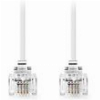 NEDIS TCGL90200WT50 TELECOM CABLE RJ11 MALE - RJ11 MALE 5.00M WHITE