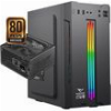 ALCATROZ PC CASE WITH PSU AZZURA MILLENIA ECO PRO II RGB BLACK AME-PROII-RGB