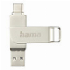HAMA 182490 C-ROTATE PRO USB STICK, USB-C 3.1/3.0, 64GB, 70MB/S, SILVER