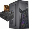 ALCATROZ PC CASE WITH PSU FUTURA MILLENIA ECO M600 PRO BLACK FME-M600PRO