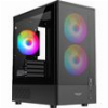 ARMAGG. MICRO ATX CASE WITH 3X ARGB FANS & TYPE-C DEEPFREEZE DUPLEX 2 ARGB-C BL DF-DUPLEX2-C-ARGB-B