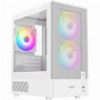 ARMAGG. MICRO ATX CASE WITH 3X ARGB FANS & TYPEC DEEPFREEZE DUPLEX 2 ARGB-C W DF-DUPLEX2-C-ARGB-W