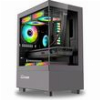 ARMAGGEDDON MICRO ATX GAMING PC CASE AQUARON DUPLEX BLACK AQUARON-DUPLEX-B
