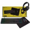 CORSAIR 4-IN-1 GAMING BUNDLE K55 CORE KEYBOARD/ HARPOON PRO MOUSE/ HS35V2 7.1 HEADSET/MM100 MOUSEPA