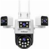 SRIHOME 8MP QUAD-LENS PTZ SECURITY CAMERA SH066