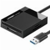 UGREEN USB 3.0 CARD READER CR125 SD + MICROSD + CF + MS BLACK
