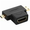 UGREEN HD129 VIDEO ADAPTER MINIHDMI / MICROHDMI TO HDMI 1080P BLACK