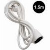 LAMTECH EXTENSION CORD WITH CHILDREN PROTECTION 1,5M WHITE LAM111894