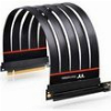 PCI EXPRESS EXTENDER 90°/BLACK/PCI-E 4.0 16X/300MM
