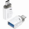 XO NB256B ΑΝΤΑΠΤΟΡΑΣ USB HIGH-SPEED TYPE-C ΑΡΣ. - USB-Α ΘΗΛ. ΣΕ ΛΕΥΚΟ ΧΡΩΜΑ