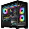 DARKFLASH COMPUTER CASE C218M + 6 ARGB FANS (BLACK)