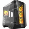 DARKFLASH COMPUTER CASE DY470 4 FANS (BLACK)