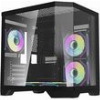 DARKFLASH COMPUTER CASE FT350 + 5 ARGB FANS (BLACK)