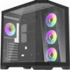 DARKFLASH COMPUTER CASE FT418 PRO + 7 ARGB FANS (BLACK)