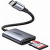 UGREEN TYPE-C CARD READER CM401 SD + MICROSD GREY