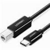 UGREEN US241 TYPE-C PRINTER CABLE USB-B 2M BLACK