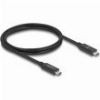 DELOCK USB 80 GBPS CABLE USB TYPE-C MALE TO MALE 16K 60 HZ PD 3.1 240 W 1M