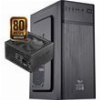 ALCATROZ PC CASE WITH PSU AZZURA MILLENIA ECO M300 BLACK AME-M300-B
