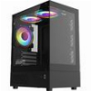 ARMAGGEDDON MICRO-ATX GAMING CASE WITH 3X CHROMA AQUARON DUPLEX 2 CHROMA BLACK AQUARON-D2CHR-B