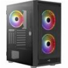 CASE AEROCOOL PGS GRAPHITE G-BK V2 FRGB WINDOW MIDI TOWER BLACK