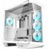 DARKFLASH COMPUTER CASE DY470 4 FANS (WHITE)