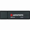 AGFAPHOTO 64GB USB 3.0 FLASH DRIVE BLACK