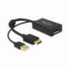 DELOCK 62667 ADAPTER HDMI-A MALE > DISPLAYPORT 1.2 FEMALE BLACK