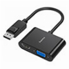 HAMA 200334 VIDEO ADAPTER, 2 IN 1, DISPLAYPORT PLUG - VGA HDMI SOCKET, ULTRA-HD 4K