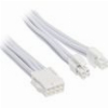 SILVERSTONE ΚΑΛΩΔΙΟ ΡΕΥΜΑΤΟΣ EPS12V 8PIN (4+4) ΛΕΥΚΟ SST-PP07E-EPS8W-V2