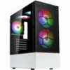 CASE KOLINK OBSERVATORY MX MESH ARGB MIDI TOWER BLACK/WHITE WITH 5 ARGB FANS - 2X140MM & 3X120MM
