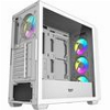 DARKFLASH DS900WD ATX PC CASE WITH 4 FANS (WHITE)