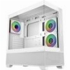 CASE COOLER MASTER ELITE 690 TEMPERED GLASS ATX WHITE 3X120MM ARGB FANS WOOD WHITE