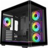 CASE COOLER MASTER ELITE 600 TEMPERED GLASS ATX 7X120MM ARGB FANS BLACK