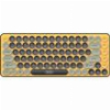 XO KB-12 WIRELESS BLUETOOTH KEYBOARD WITH 85 KEYS YELLOW COLOR