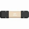 SILICON POWER DS72 500GB NVME PORTABLE SSD USB 3.2 GEN 2 TYPE-A & TYPE-C GOLD SP500GBUC3S72VPG