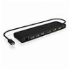 ICY BOX IB-DK2116-C 11-IN-1 MOBILE DOCKING STATION WITH TRIPLE VIDEO OUTPUT