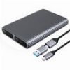 ENCLOSURE SSD ORICO AM2C3-2N DUAL DISK FOR M.2 NVME GREY
