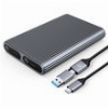 ENCLOSURE SSD ORICO AM2C3-2SN DUAL DISK FOR M.2 NVME GREY