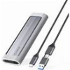 ENCLOSURE SSD ORICO AXM2S-G2-V1 FOR M.2 NVME / NGFF GREY