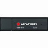 AGFAPHOTO 32GB USB 3.0 FLASH DRIVE BLACK