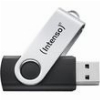 INTENSO 3543491 OFFICE LINE 128GB USB 3.2 FLASH DRIVE SILVER-BLACK