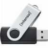INTENSO 3543491 OFFICE LINE 64GB USB 3.2 FLASH DRIVE SILVER-BLACK