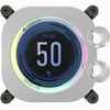 CORSAIR HYDROX CPU WATER BLOCK XC7 ELITE LCD (1700/1851/AM4/AM5, WHITE)